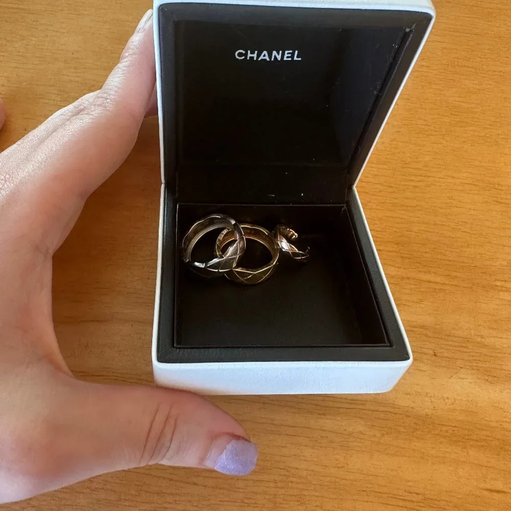 chanel rings and free chanel huggie - Picture 11 of 11